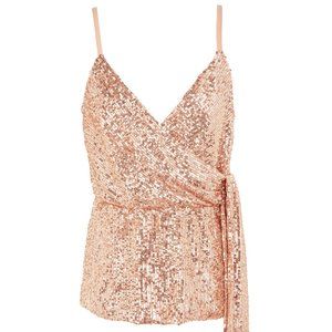 8 by YOOX - Sleeveless tulle top with sequins - Sz IT 42